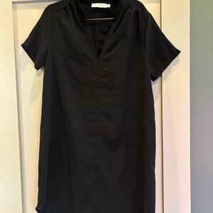 All in Favor Elegant Black Mini Dress